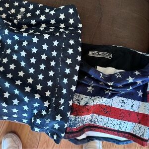 Born Primitive Women's Athletic Shorts - Star and Stripes